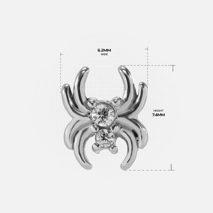 SPIDER FLAT BACK STUD