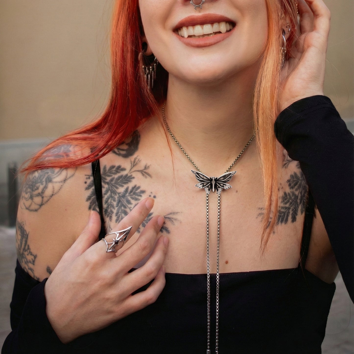 ETERNAL MOTH NECKLACE