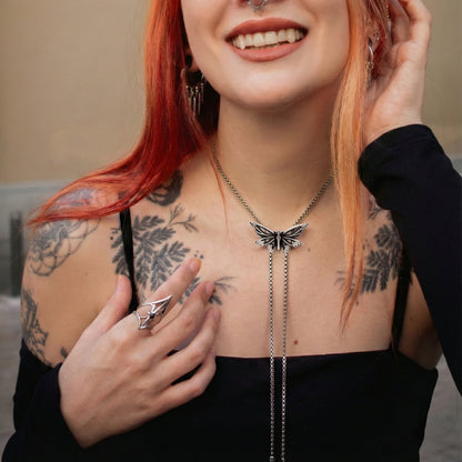 ETERNAL MOTH NECKLACE