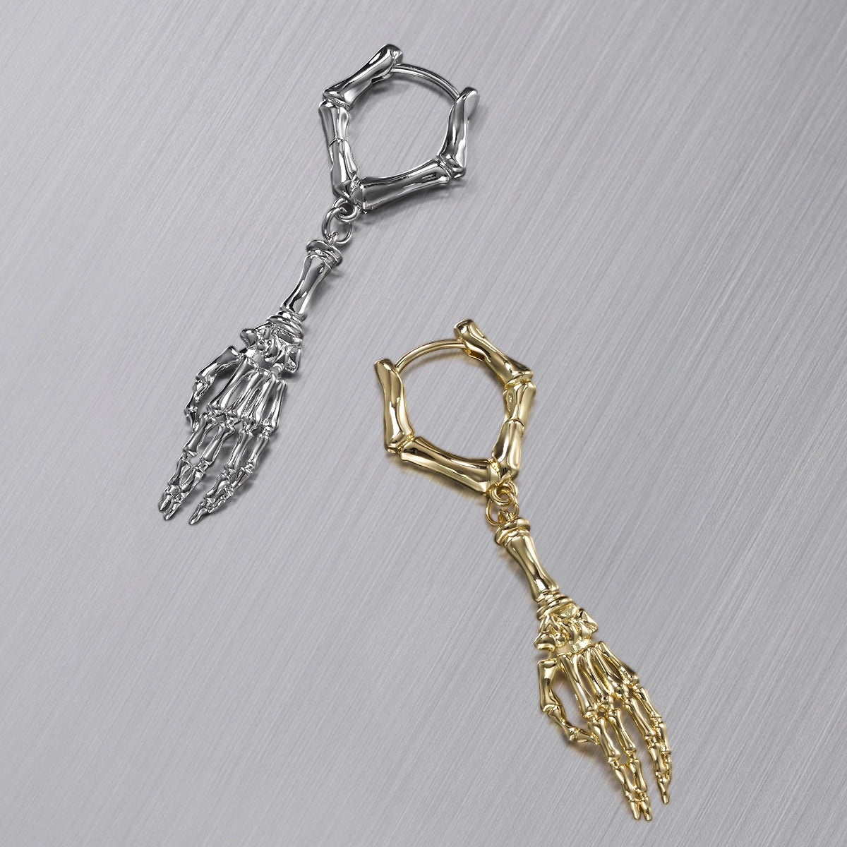 SKELETON HAND EARRINGS