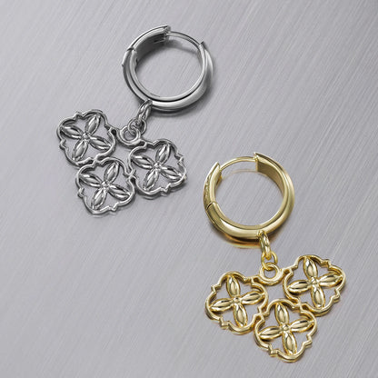 GOTHIC QUATREFOIL EARRINGS