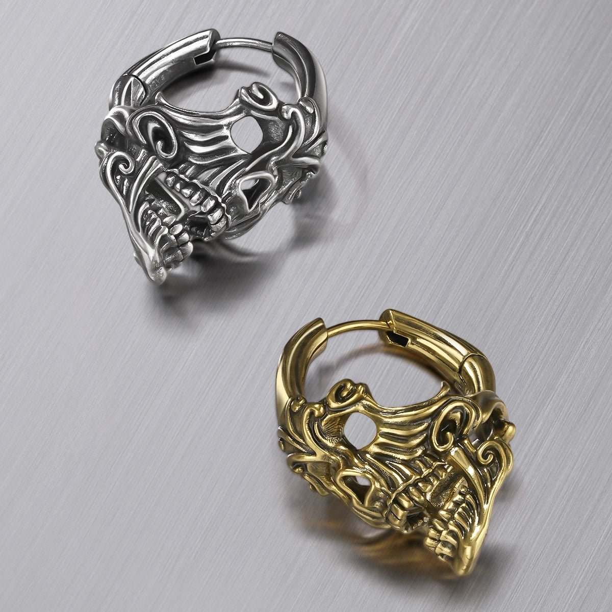 MASKED SKULL EARRINGS