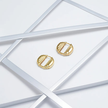 LAMINAR GUARD HOOP EARRINGS