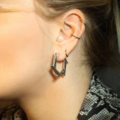WINDMILL ORIGAMI EARRINGS