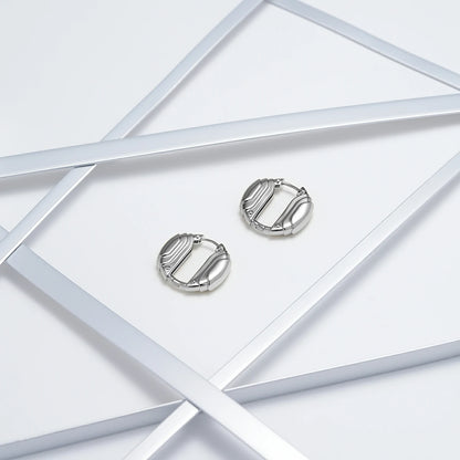 LAMINAR GUARD HOOP EARRINGS