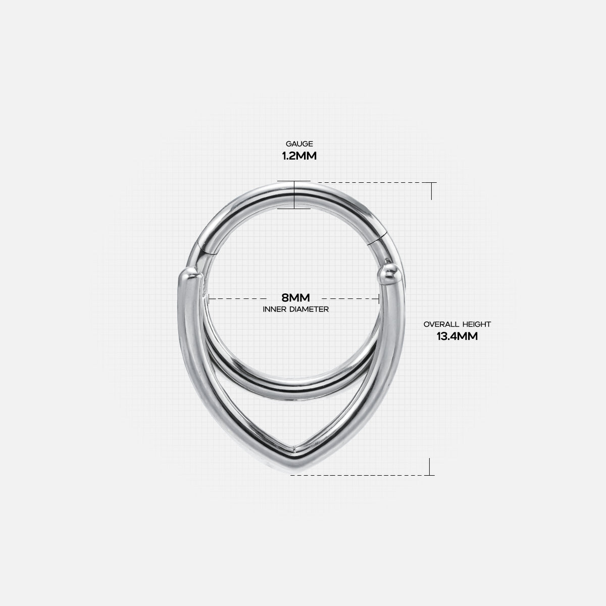 MINIMALIST CHIC SEPTUM CLICKER