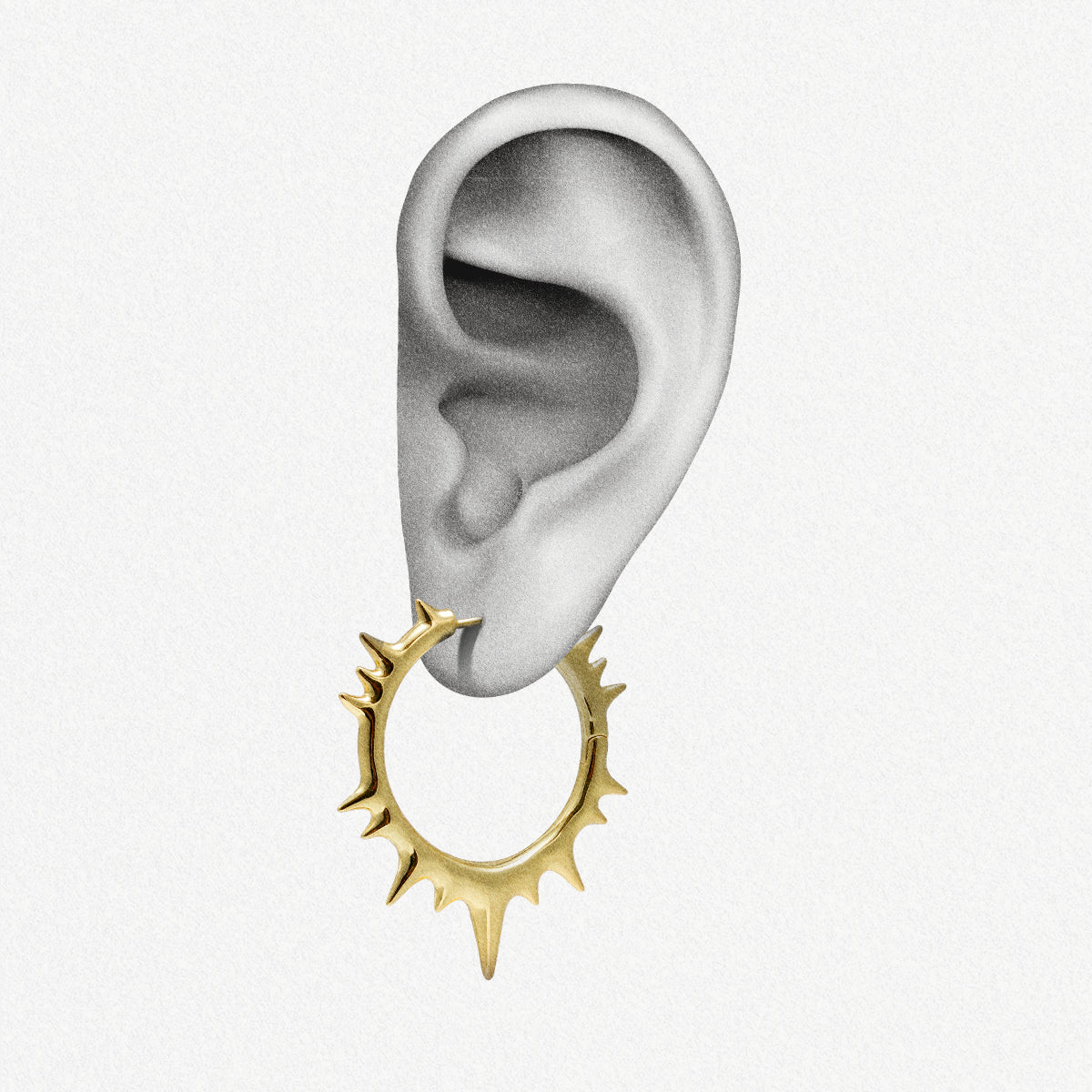 SPIKED AURA EARRINGS