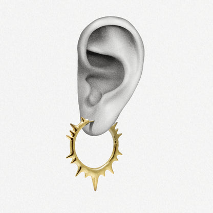 SPIKED AURA EARRINGS