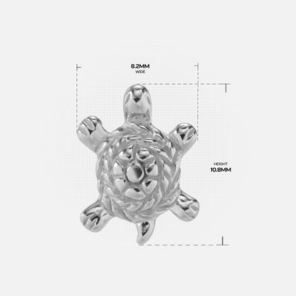 TURTLE FLAT BACK STUD