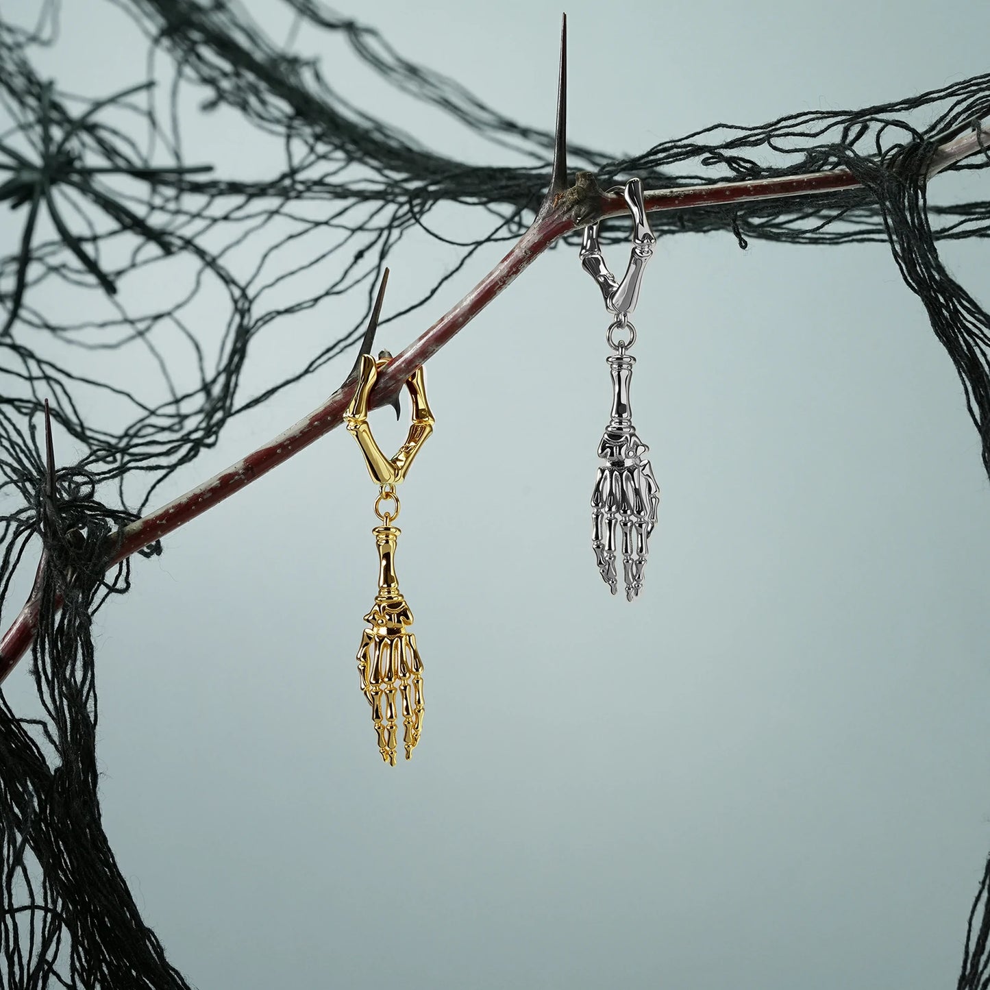 SKELETON HAND EARRINGS