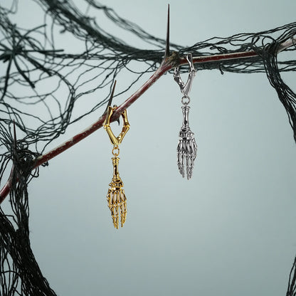 SKELETON HAND EARRINGS