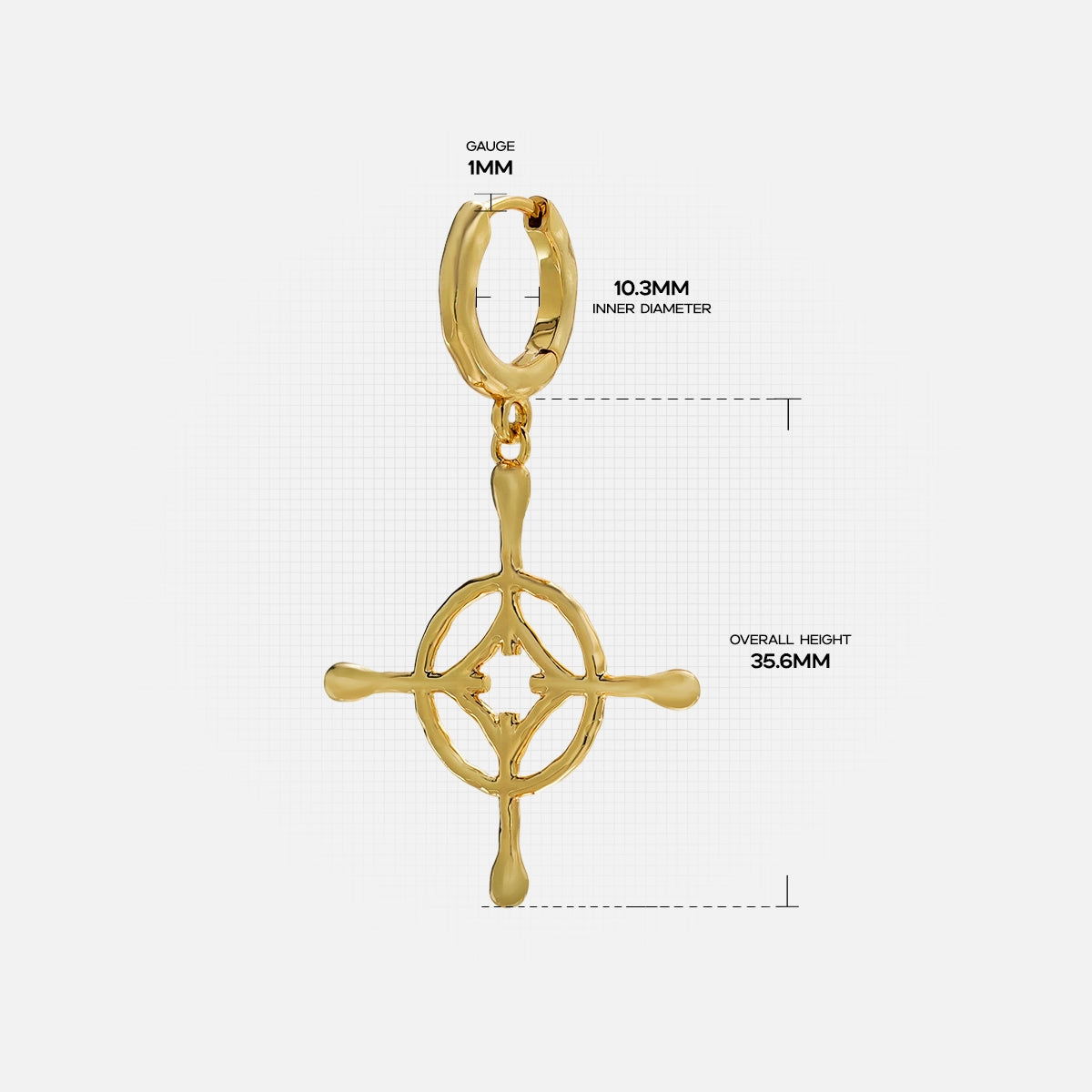 SYMMETRICAL CELESTIAL EARRINGS