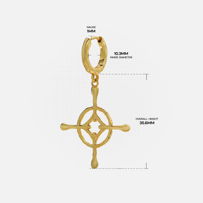 SYMMETRICAL CELESTIAL EARRINGS