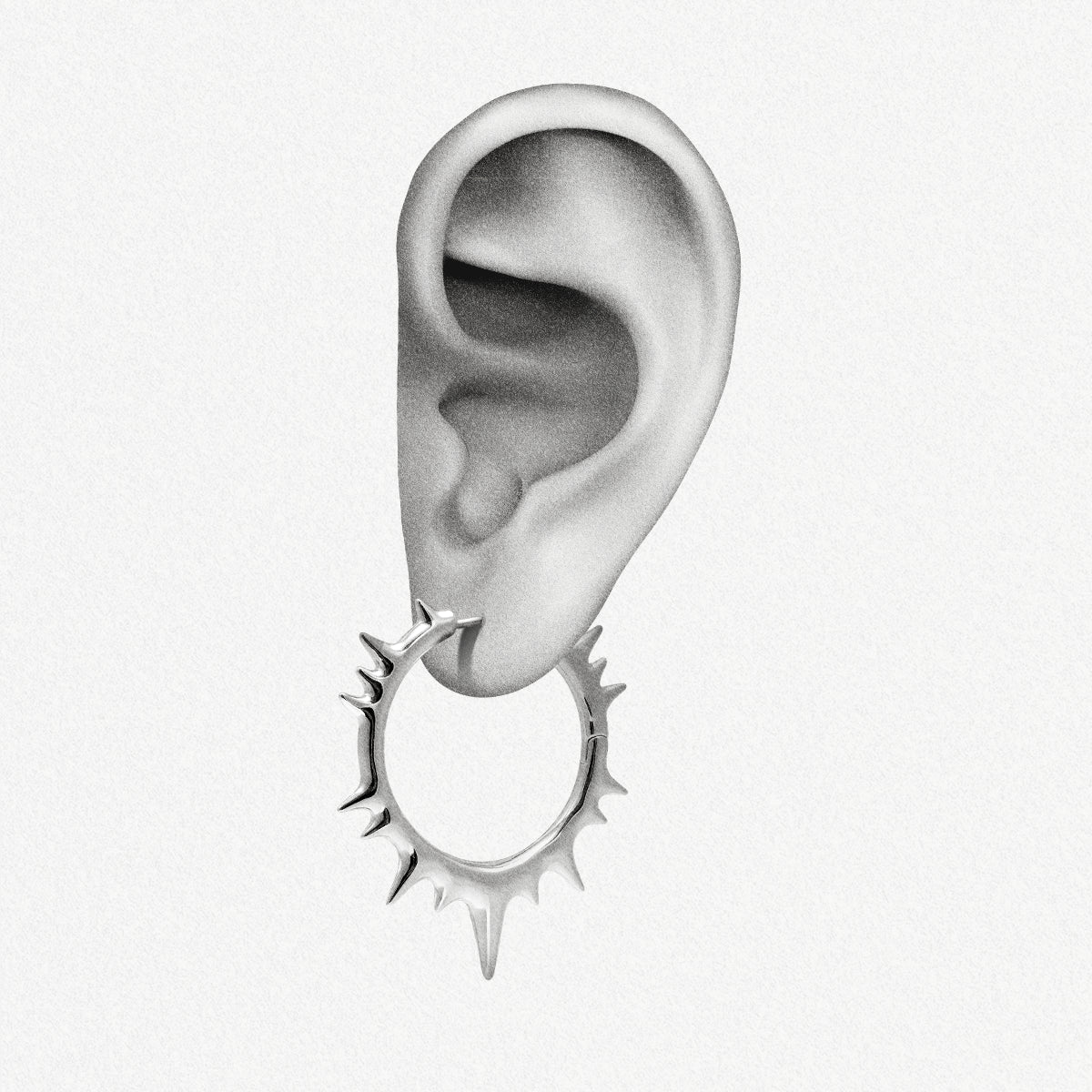 SPIKED AURA EARRINGS