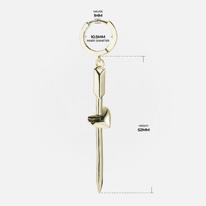 HEART'S ARROW EARRINGS
