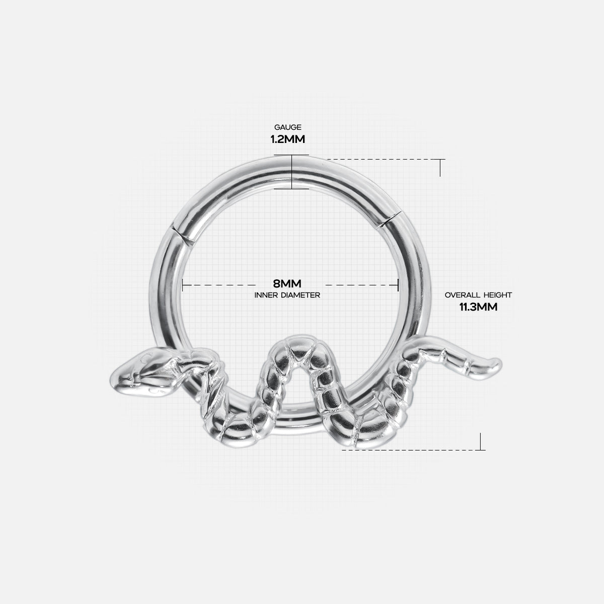 SNAKE SEPTUM CLICKER