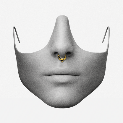 DARK SKULL SEPTUM CLICKER