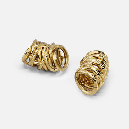 INTERWOVEN THORN EAR CUFFS