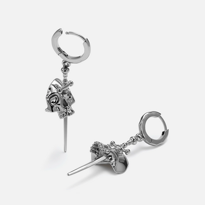SKULL DAGGER EARRINGS