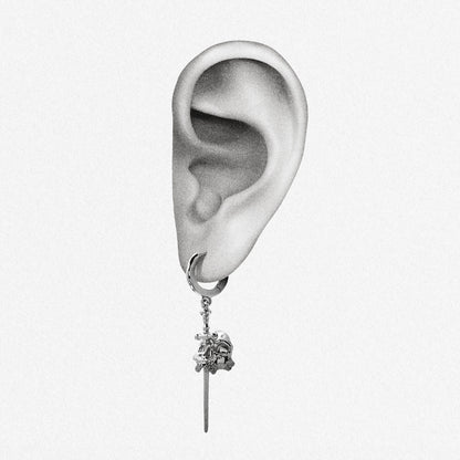 SKULL DAGGER EARRINGS