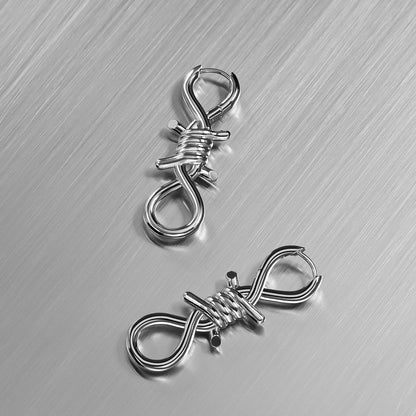 BOUND INFINITY EARRINGS