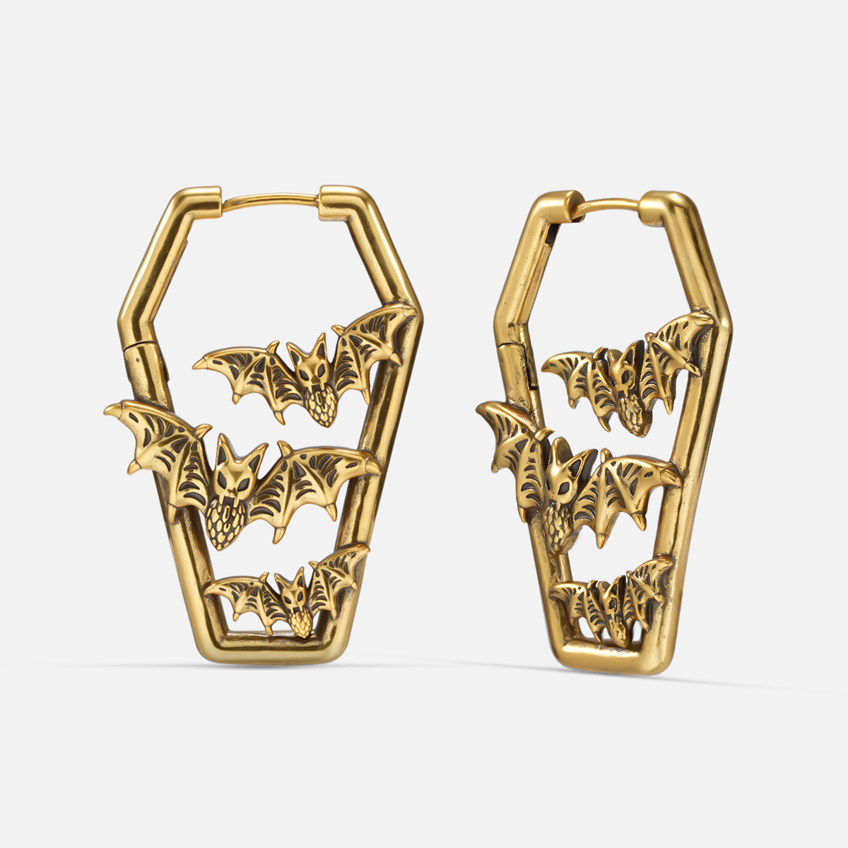 BAT TOMB EARRINGS
