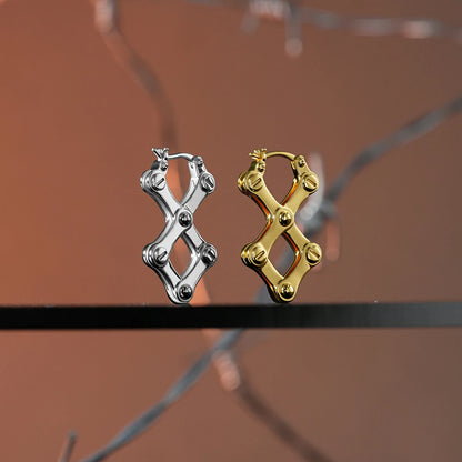 CHAINLINK X EARRINGS