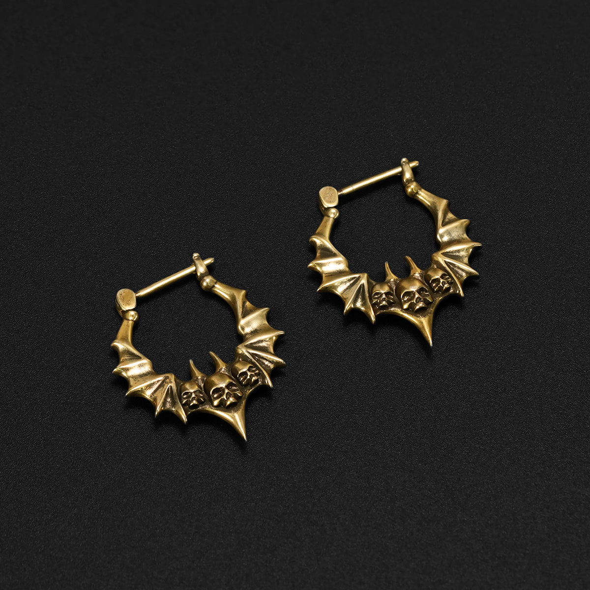 BAT SKULL EARRINGS