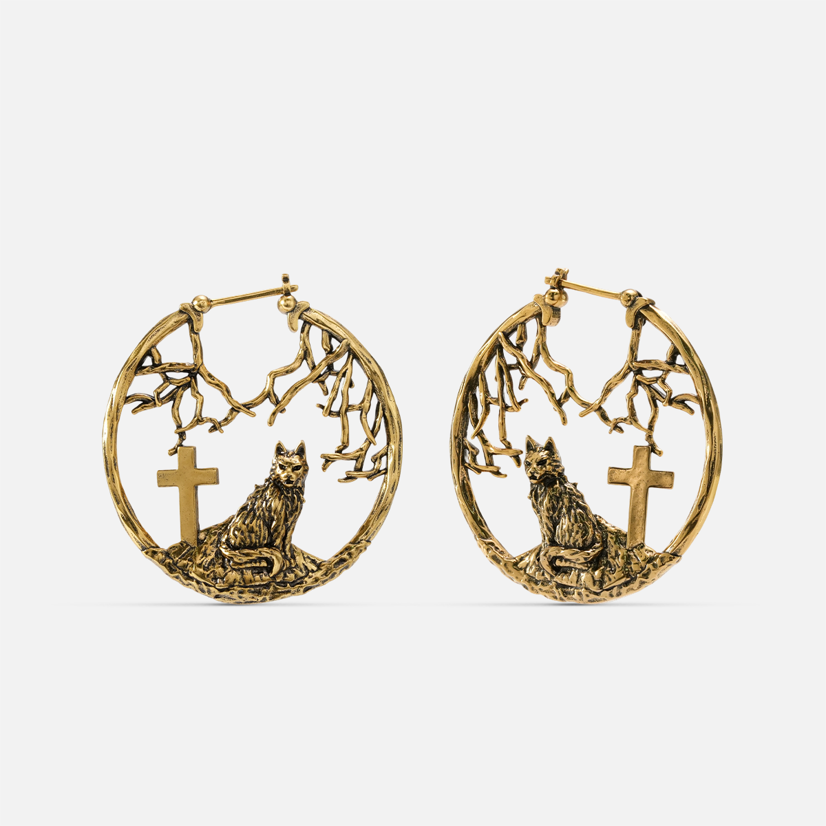 GUARDIAN WOLF EARRINGS