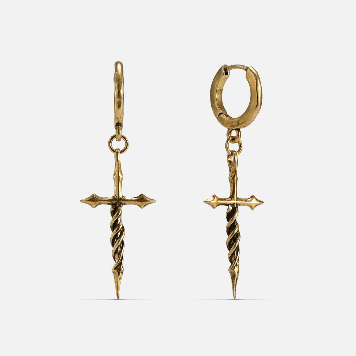 LONGINUS ASCENSION NAIL EARRINGS