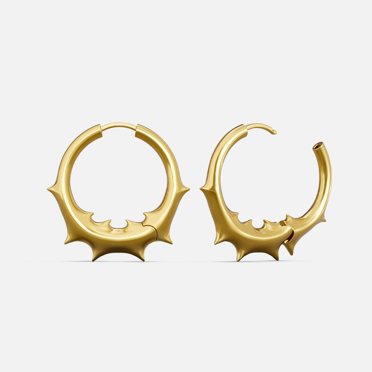 IRON CROWN EARRINGS