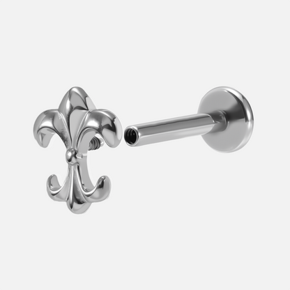 FLEUR-DE-LIS FLAT BACK STUD