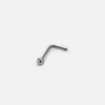 BALL L-SHAPE NOSE STUD