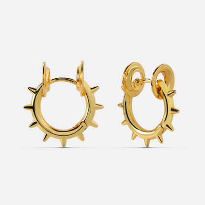 RIVET THORN EARRINGS