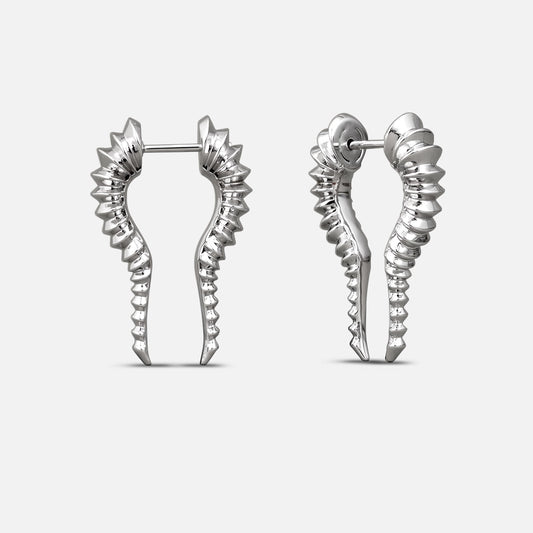 ORGANIC SPIRAL EARRINGS