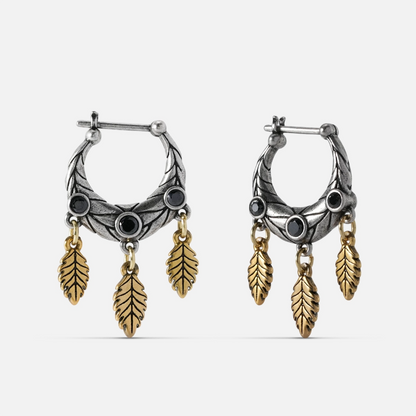 LUNAR LEAF EARRINGS