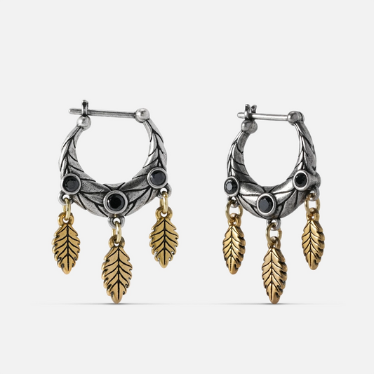 LUNAR LEAF EARRINGS
