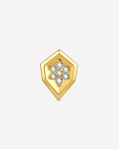 CRYSTAL SHIELD FLATBACK STUD
