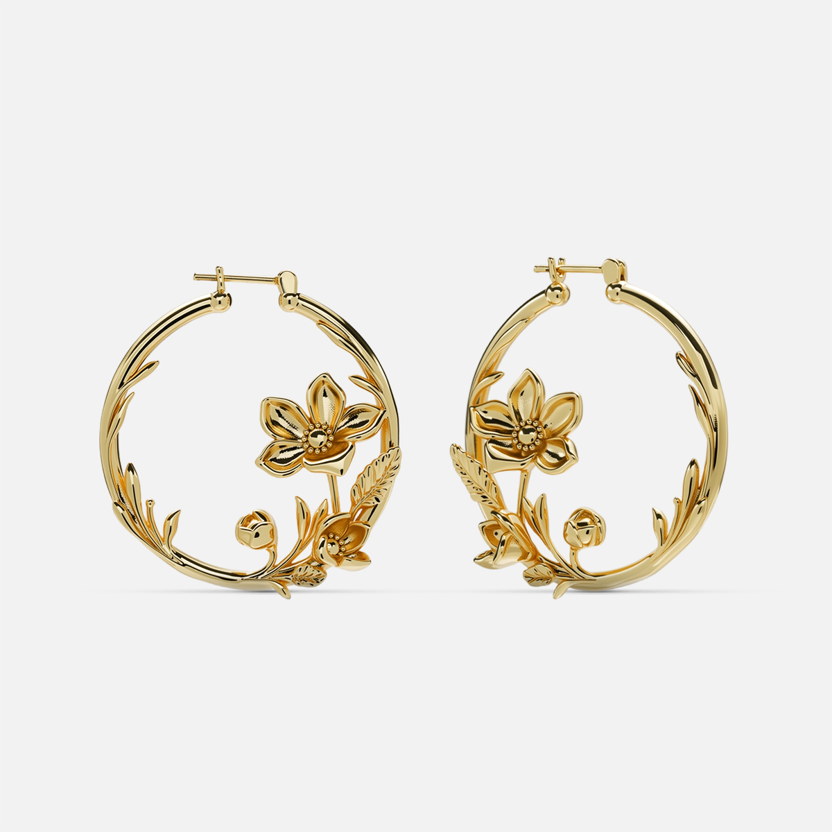BLOSSOMING VINE EARRINGS