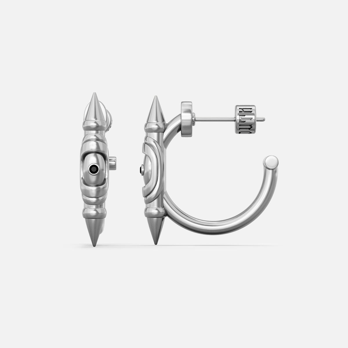 LAMINAR AXIS SPIKE EARRINGS