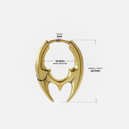 TWIN TALON EARRINGS