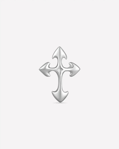 GOTHIC CROSS FLATBACK STUD