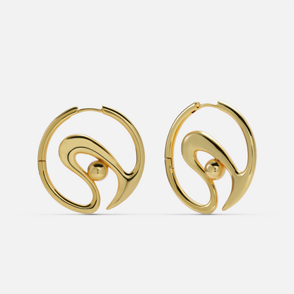 LIQUID ORBIT EARRINGS
