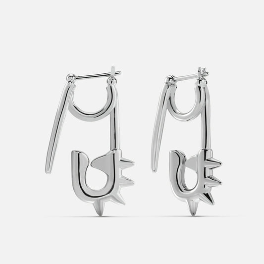 REBEL PIN EARRINGS