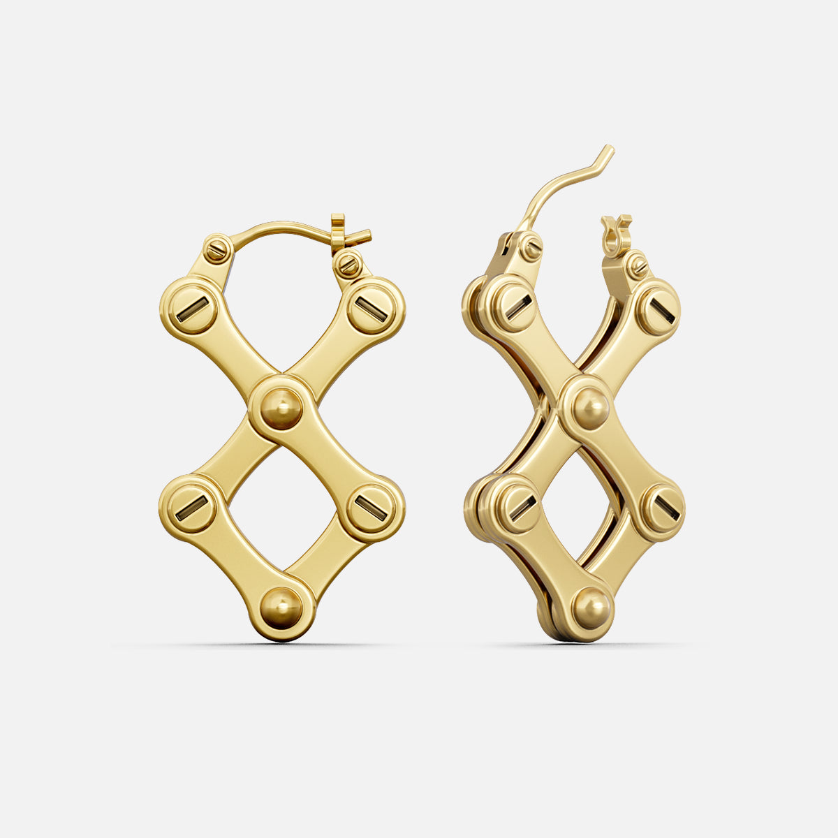 CHAINLINK X EARRINGS