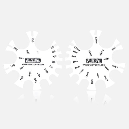 1PCS Ear Stretching & Piercing Balm + 1PCS Size Measure Tool