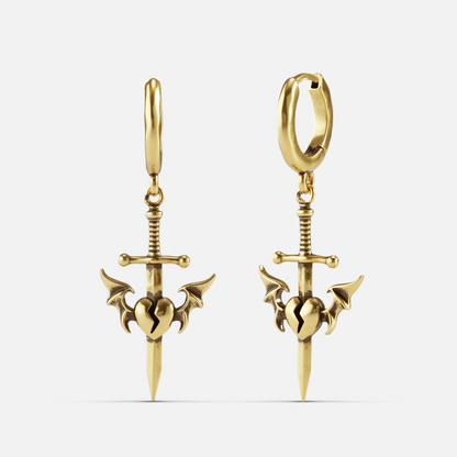 SHADOW SENTINEL DAGGER EARRINGS