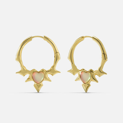 BLAZING HEART EARRINGS