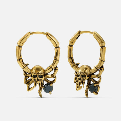 ARACHNID SKULL EARRINGS