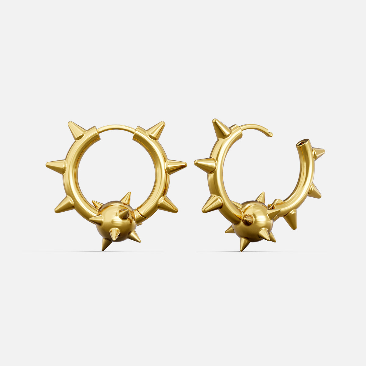 THORN SKULL EARRINGS